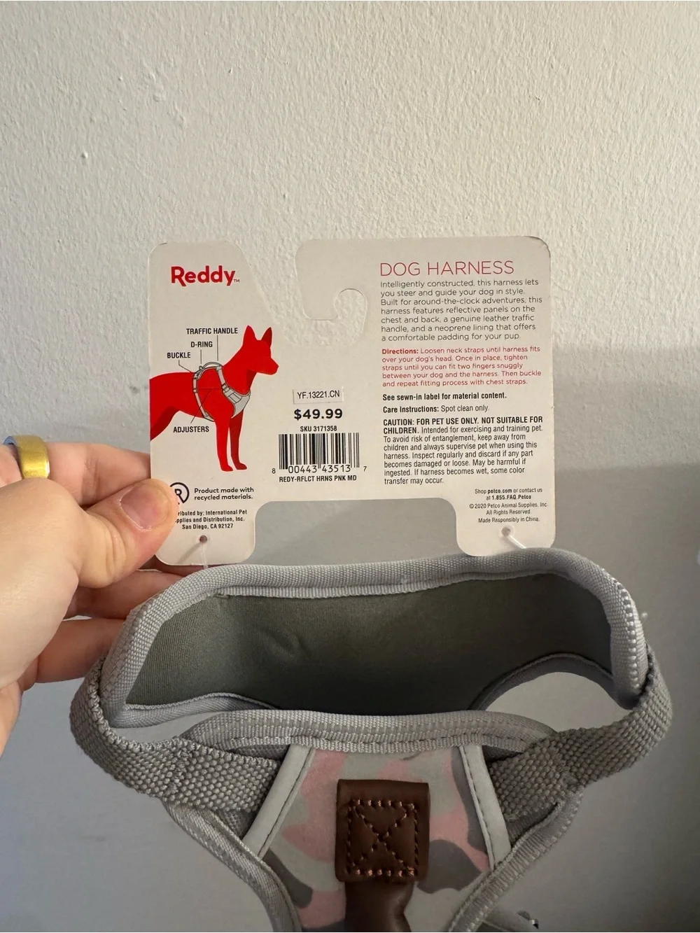 Reddy dog harness
